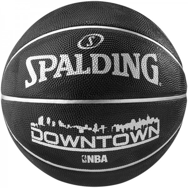Spalding Basketball NBA Downtown schwarz-silber