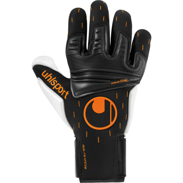 Uhlsport Torwarthandschuhe Speed Contact Absolutgrip Reflex schwarz/weiß/orange