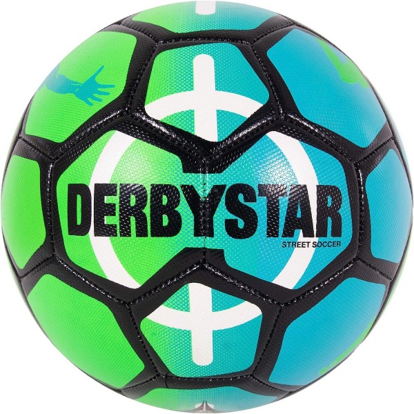 Derbystar Fußball Street Soccer V23 blau/grün/schwarz