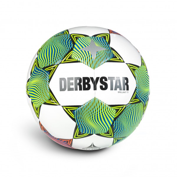 Derbystar Fußball Brillant TT v23 Gr.5 Ballpaket mit 10 Bällen und Ballnetz
