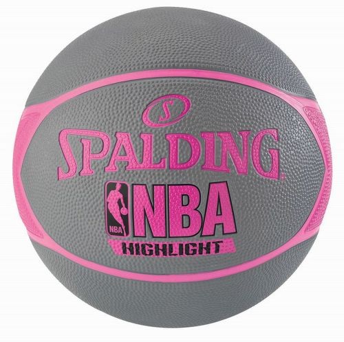 Spalding Basketball NBA Highlight 4her grau/pink