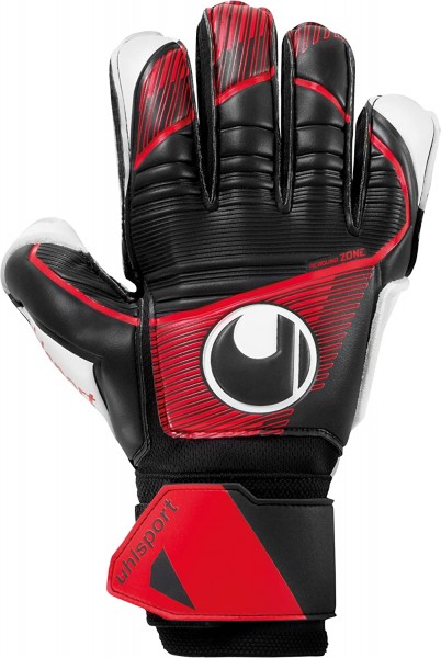 Uhlsport Powerline Soft Flex Frame Torwarthandschuhe schwarz/rot/Weiß