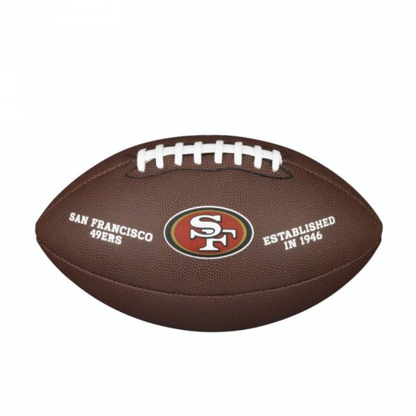 Wilson Football NFL Team Logo San Francisco 49ers WTF1748XBSF