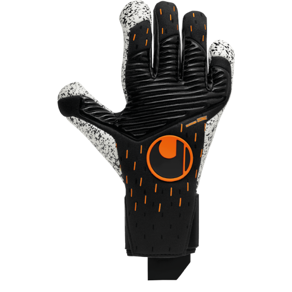 Uhlsport Torwarthandschuhe Speed Contact Supergrip+ HN schwarz/weiß/orange