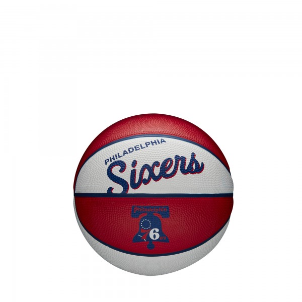 Wilson Basketball NBA Team Retro Silver Mini