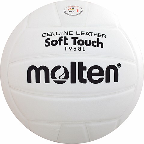 Molten Hallenvolleyball IV58L Soft Touch 10er Ballpaket inkl. Ballnetz