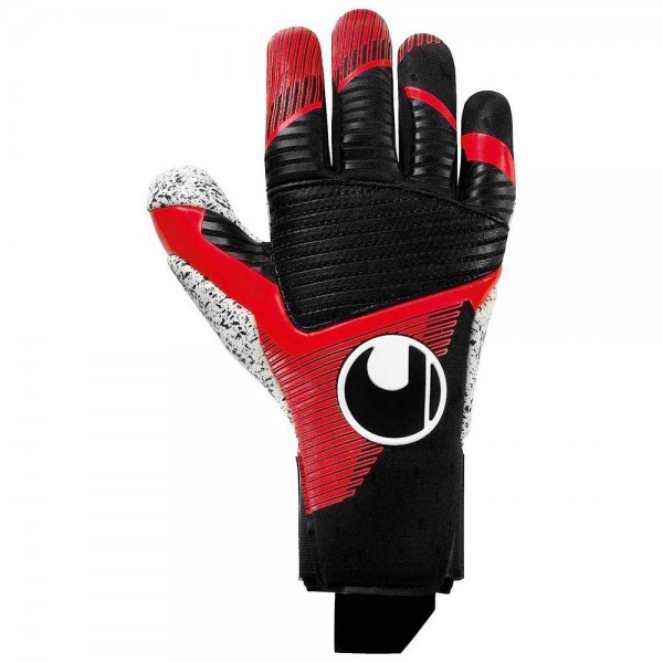 Uhlsport Powerline Supergrip Reflex Torwarthandschuhe schwarz/rot/Weiß