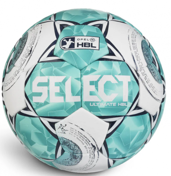 Select Handball Spielball Ultimate HBL V26 Türkis/weiss