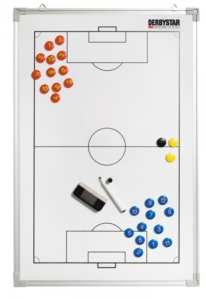 Derbystar Taktiktafel Fußball weiß