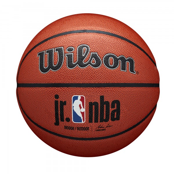 Wilson Basketball Junior NBA Authentic Silver Indoor/Outdoor