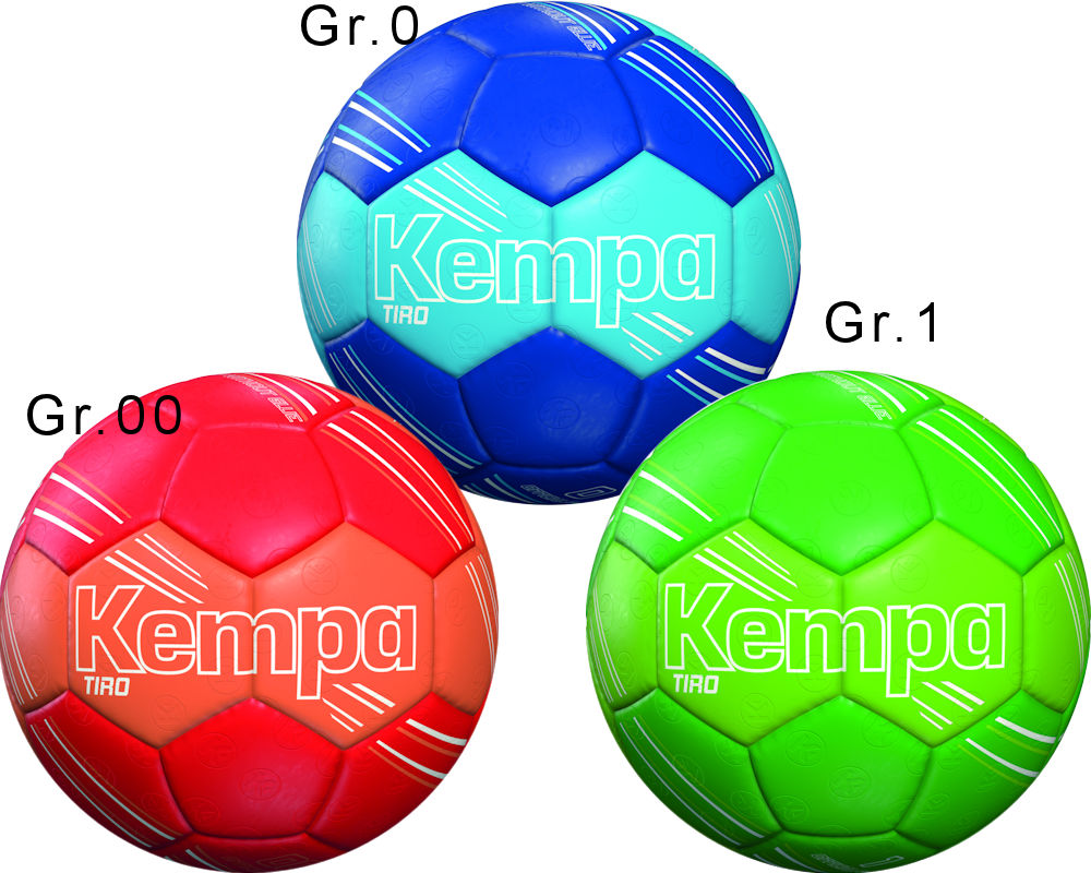 Kempa Handball Tiro Ball Trainingsball Spielball Kinder grün fluo grün Gr 1 