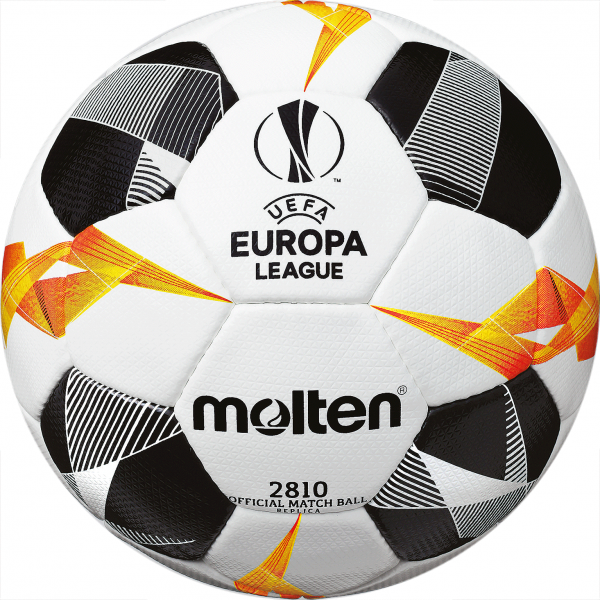 Molten Fußball Replica UEL 2019 Weiß/Orange/Schwarz Gr.5