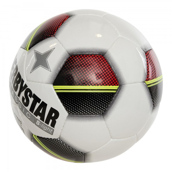 Derbystar Fußball Classic CLASSIC S-LIGHT Gr. 5 WEISS/ROT/SCHWARZ