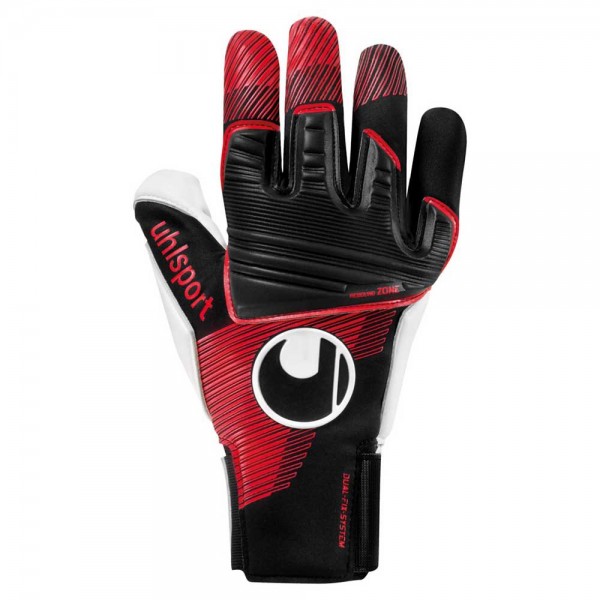 Uhlsport Powerline Absolutgrip Reflex Torwarthandschuhe schwarz/rot/Weiß