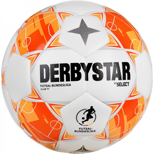 Derbystar Fußball Futsal Bundesliga Club TT v26 weiß/orange Gr.4