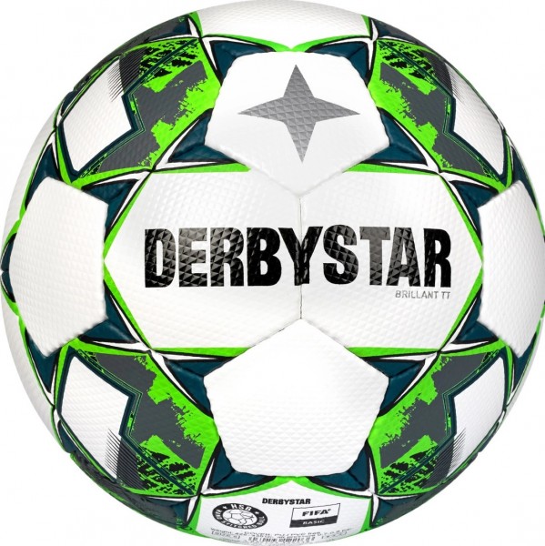 Derbystar Fußball Brillant TT v22 weiß/grün/schwarz