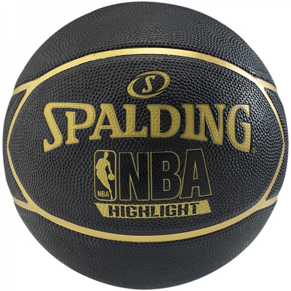 Spalding Basketball NBA Highlight Black/Gold