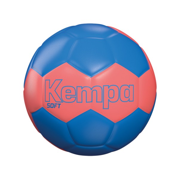 Kempa Handball Soft Einheitsgrösse fluo rot/kempablau