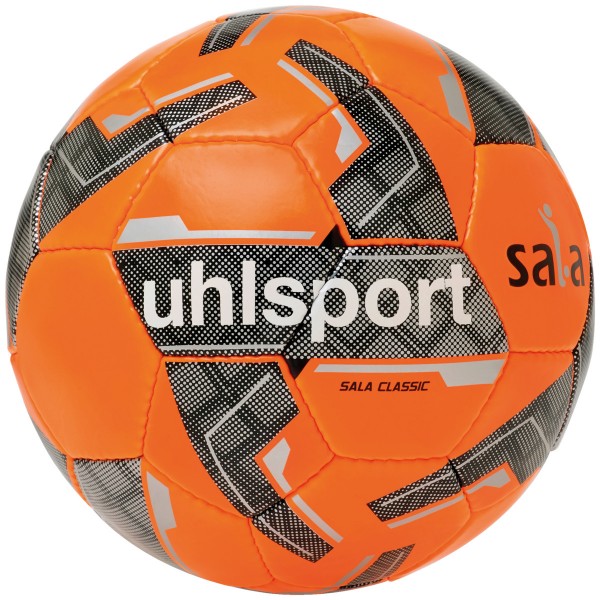 Uhlsport Futsal Sala Classic Gr. 4 fluo orange/schwarz/silber