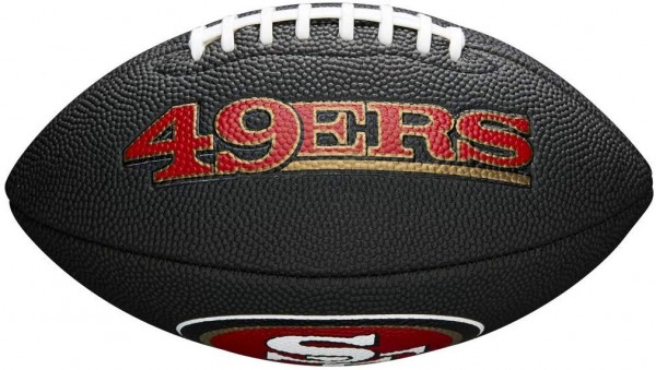 Wilson Football NFL Team Logo Mini San Francisco 49ers WTF1533BLXBSF