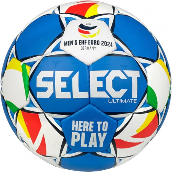 Select Handball Ultimate EHF Euro Men v24 weiß/blau Gr. 3
