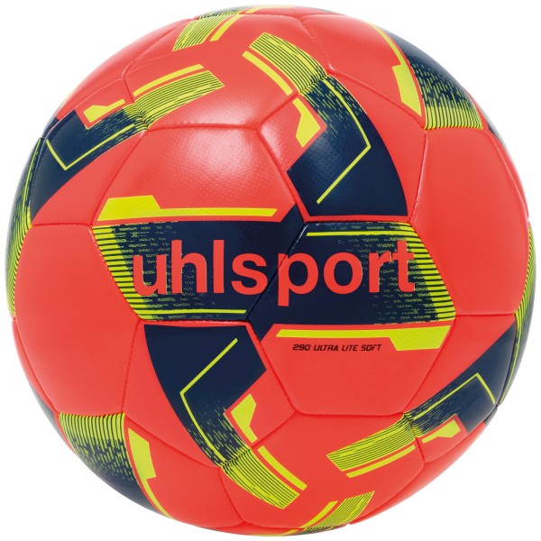 Uhlsport Fußball Ultra Lite Soft 290 fluo rot/marine/flou gelb