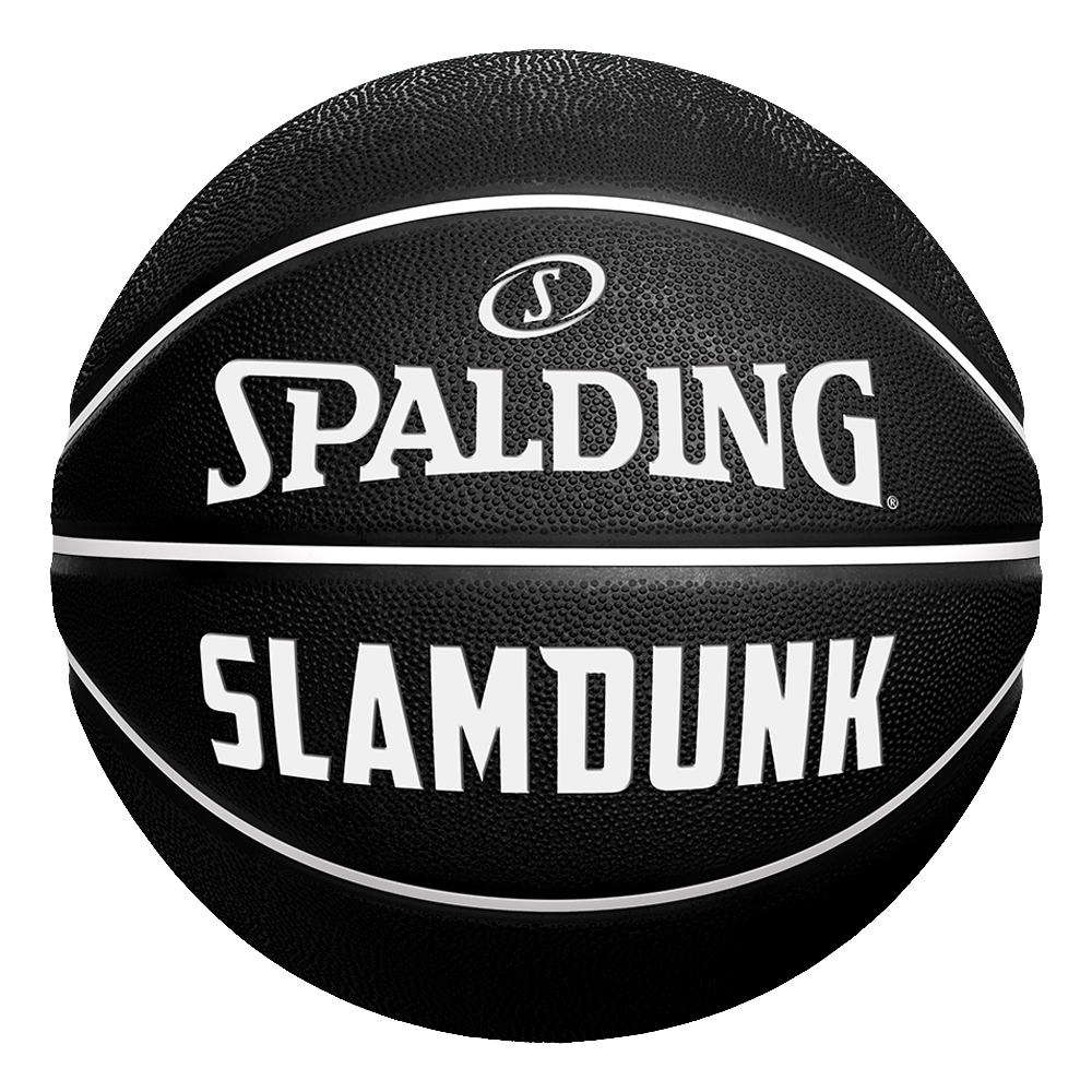 Spalding Basketball Slam Dunk Black White Rubber Freizeitbälle