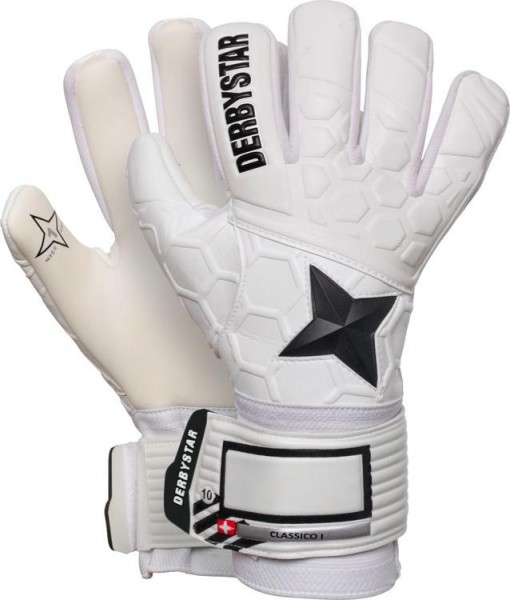 Derbystar Torwarthandschuh Classico I weiss/schwarz