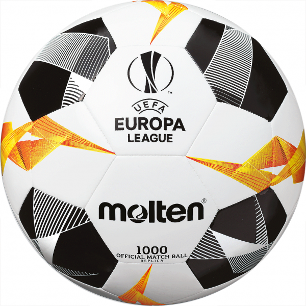 Molten Fußball Miniball Replica UEL 2019 Weiß/Orange/Schwarz Gr.1