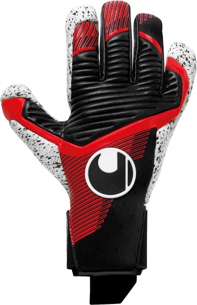 Uhlsport Powerline Supergrip HN Torwarthandschuhe schwarz/rot/Weiß