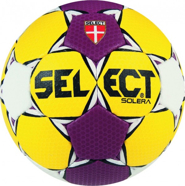 Select Handball Solera blau/gelb/weiß und gelb/lila/weiß
