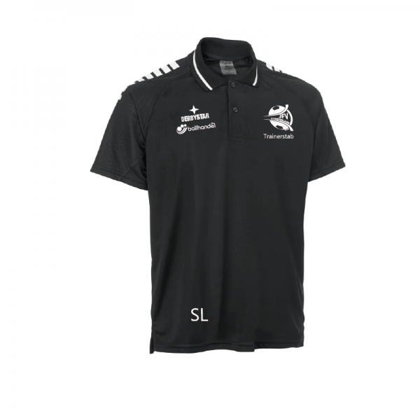 Derbystar Poloshirt Primo V24 schwarz (exklusiv für Trainer des JFV Schieferland)