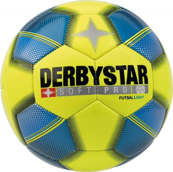 Derbystar Futsal Soft Pro light Gr.4 GB/BL-Ballpaket 10Bälle+Netz