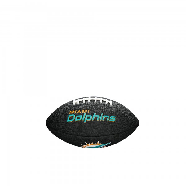 Wilson Football NFL Team Logo Mini Miami Dolphins WTF1533BLXBMI