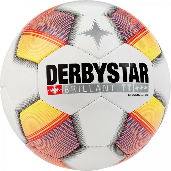 Derbystar Brillant TT Special Edition weiß/orange/blau Gr.5