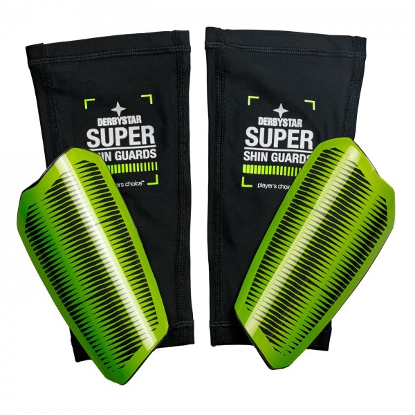Derbystar Schienbeinschoner Super v25 schwarz/grün