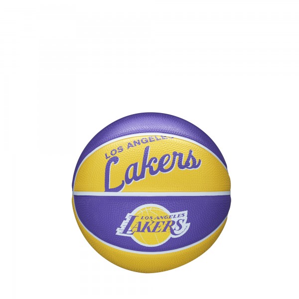 Wilson Basketball NBA Team Retro Silver Mini