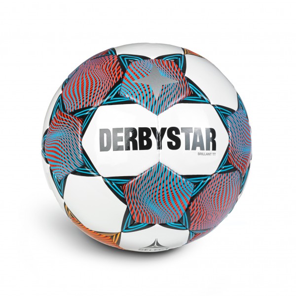 Derbystar Fußball Brillant TT v23 Gr.5 Ballpaket mit 10 Bällen und Ballnetz