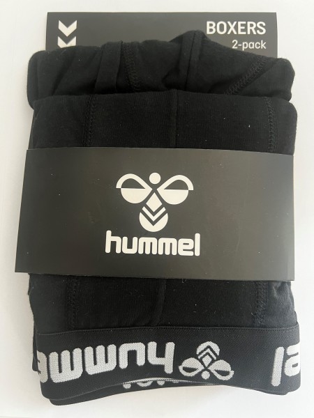 Hummel Herren Boxershorts 2-Pack schwarz