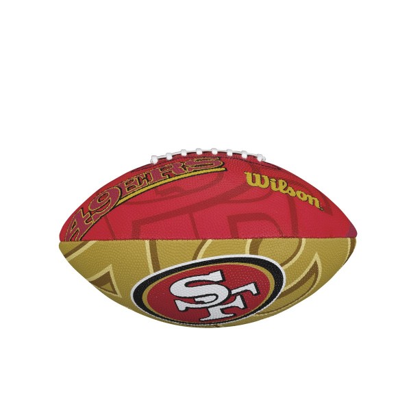 Wilson Football NFL Team Logo Jr. 49ers WTF1534XBSF