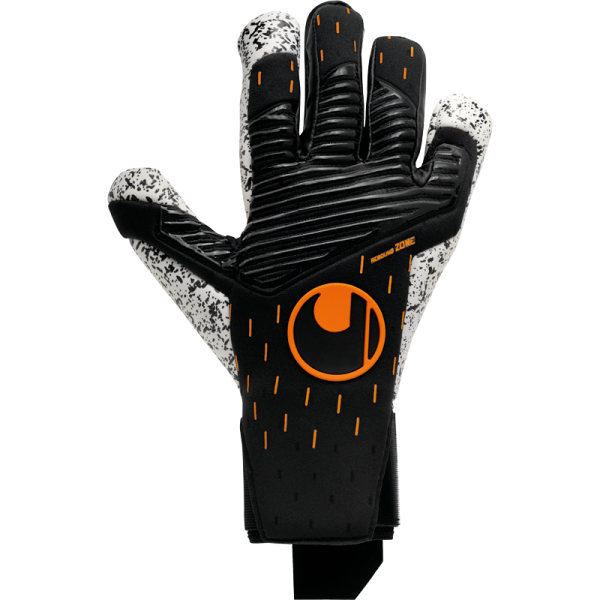 Uhlsport Torwarthandschuhe Speed Contact Supergrip+ schwarz/weiß/orange