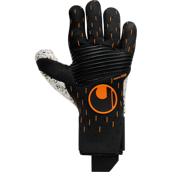 Uhlsport Torwarthandschuhe Speed Contact Supergrip+ Reflex schwarz/weiß/orange