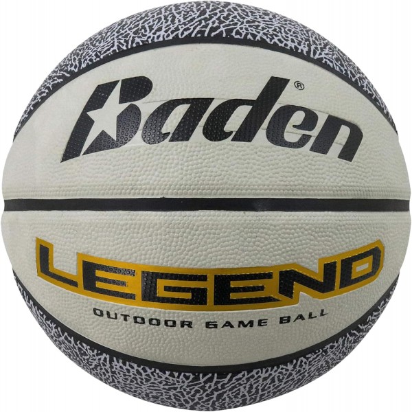 Baden Basketball Legend Outdoor Game Ball grau/schwarz Gr. 7