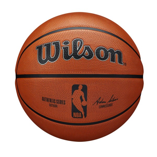 Wilson Basketball NBA Authentic Series Silver Outdoor