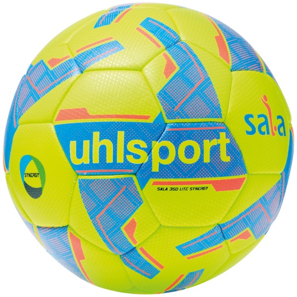 Uhlsport Futsal Sala Lite 350 Synergy Gr. 4 fluo gelb/cyan/fluo rot