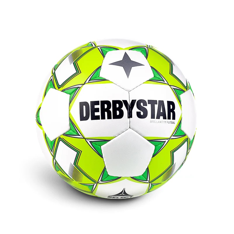 Futsal Futsal Spielbälle | Brillant | Bälle TT weiss/gelb/grün | Fußball v23 Derbystar