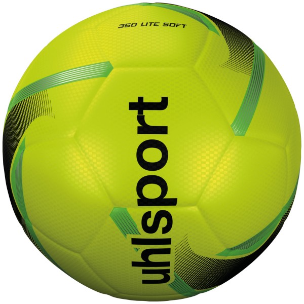 Uhlsport Fußball 350 Lite Soft fluo gelb/schwarz/fluo grün Gr. 5