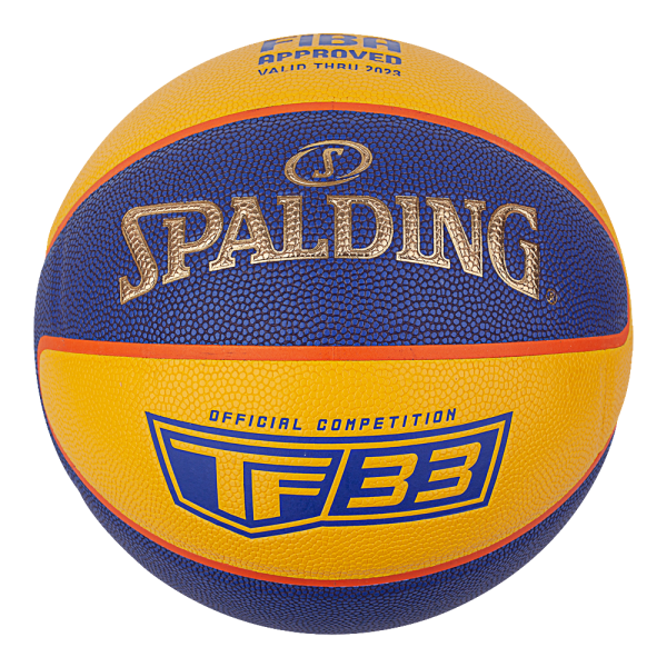 Spalding Basketball TF-33 Gold - Yellow/Blue 2021 Composite Gr.6