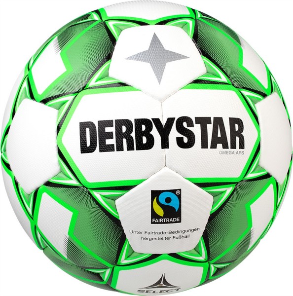 Derbystar Fußball Omega APS Wettspielball Fairtrade