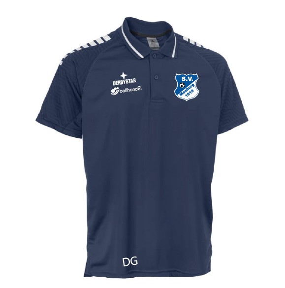 Derbystar (5) Poloshirt Primo V24 navy/weiß (exklusiv für Mitglieder des SV Masburg)